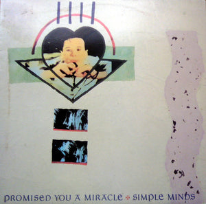SIMPLE MINDS | PROMISED YOU A MIRACLE 12 - US PROMO - PRINTED SLEEVE
