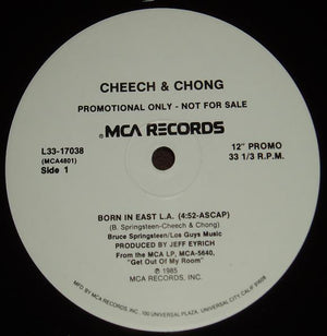 CHEECH AND CHONG | BORN IN EAST LA - 12 - MCA COMPANY SLEEVE