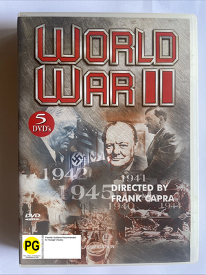 MOVIE WAR | WORLD WAR 2 - WHY WE FIGHT FILM SERIES BY FRANK CAPRA (5DVD)