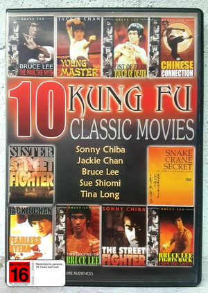 MOVIE MAR | 10 KUNG FU CLASSIC MOVIES (4DVD)
