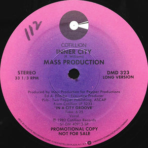 MASS PRODUCTION | INNER CITY - 12 - COMPANY SLEEVE