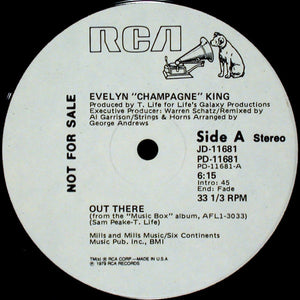 EVELYN CHAMPAGNE KING | OUT THERE / MAKE UP YOUR MIND - 12 - PROMO - COMPANY SLEEVE