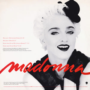 MADONNA | HOLIDAY / OVER AND OVER - 12 - RARE PROMO - WRITING AND DAMAGE ON SLEEVE