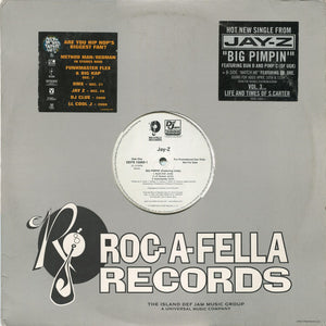 JAY Z | BIG PIMPIN / WATCH ME - 12 - ROC A FELLA SLEEVE WITH HYPE