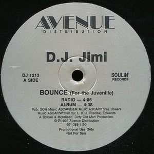 DJ JIMI | BOUNCE (FOR THE JUVENILLE)  - 12 - WITH HYPE