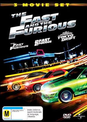 MOVIE ACT | FAST AND THE FURIOUS 1 2 AND 3 (3DVD)