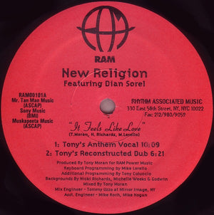 NEW RELIGION / DIAN SOREL | IT FEELS LIKE LOVE - 12