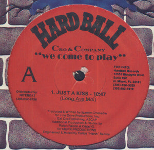 CRO AND COMPANY | WE COME TO PLAY (JUST A KISS) - 12 - COMPANY SLEEVE WITH HYPE