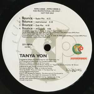 TANYA VON | BOUNCE / GET YA' GROOVE ON - WITH HYPE - DAMAGE ON LABEL