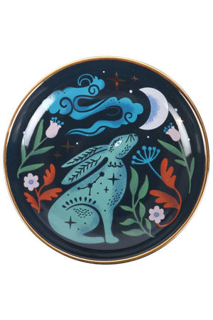 MIDNIGHT HARE TRINKET DISH