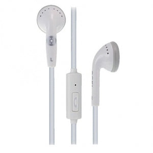 STEREO EARPHONES IN LINE MIC AND CONTROL WHITE