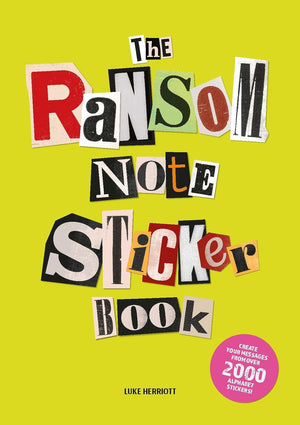LUKE HERRIOTT | RANSOM NOTE STICKER BOOK