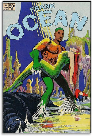 FRANK OCEAN AQUAMAN COMIC MINI PRINT 30*40CM
