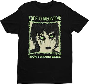 TYPE O NEGATIVE DONT WANT TO BE GLOW IN DARK TEE