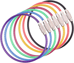 WIRE KEYRING ASSORTED COLOURS
