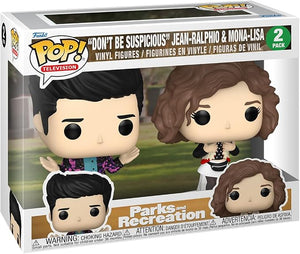 MONA AND JEAN DONT BE SUSPICIOUS PARKS AND REC POP FIGURINE 15TH ANNIVERSARY