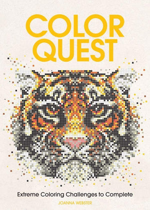 COLOUR QUEST LARGE COLOUR BY NUMBERS | WEBSTER JOANNA