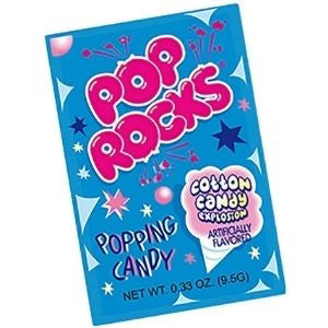 POP ROCKS COTTON CANDY POPPING SACHET US IMPORT