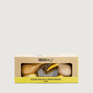 KIWI KITSCHY SALT & PEPPER SHAKERS