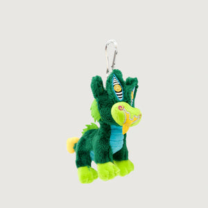 TANIWHA PLUSH KEYRING GREEN AWHI