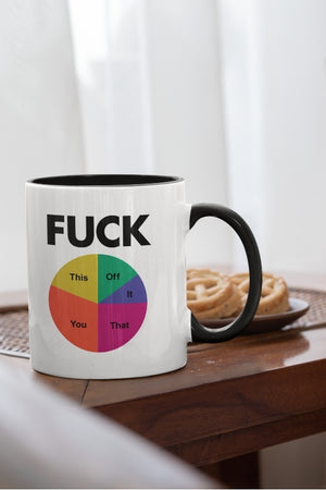 FUCK PIE CHART MUG