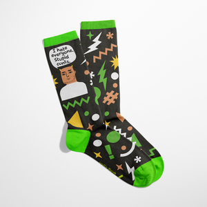 I HATE EVERYONE STUPID CUNTS MENS SOCKS OSFM size 8-12