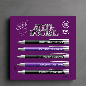 ANTI SOCIAL PEN PACK 5 PENS