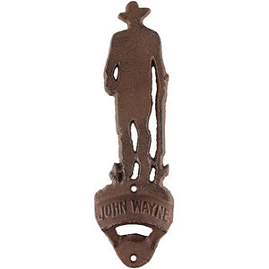 JOHN WAYNE BOTTLE OPENER CAST IRON