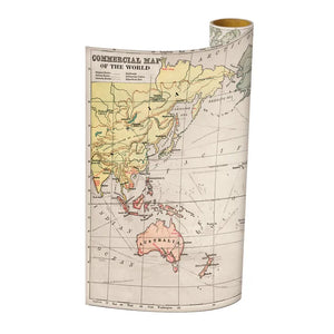 GIFT WRAP WORLD MAP ROLL 2M