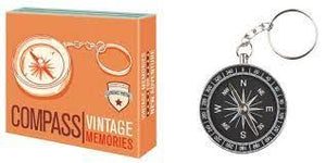 COMPASS METAL KEYCHAIN