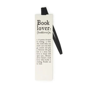 BOOK LOVER BOOKMARK WITH ELASTIC