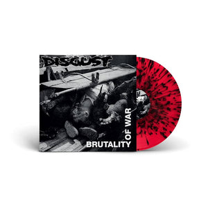 DISGUST | BRUTALITY OF WAR (RED W/ BLACK SPLATTER VINYL)