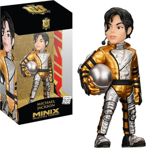 MICHAEL JACKSON GOLD CHROME MINIX FIGURINE