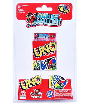 WORLDS SMALLEST UNO GAME