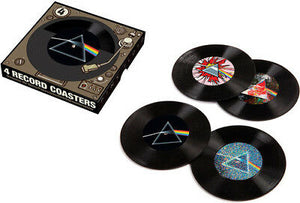 PINK FLOYD RECORD COASTERS SILICONE 4 PACK VINYL