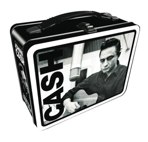 JOHNNY CASH RETRO TIN TOTE LUNCH BOX