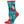 FRIDA KAHLO SOCKS PEACOCK TEAL (5-10.5 W / 4-6.5 M)
