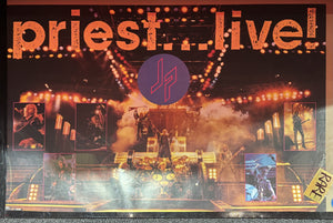 JUDAS PRIEST LIVE MONTAGE (PUBLISHED 1987, SOME WEAR - RARE ) POSTER 177