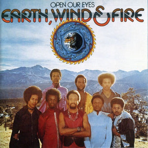 EARTH WIND AND FIRE | OPEN OUR EYES - US - STICKER ON COVER