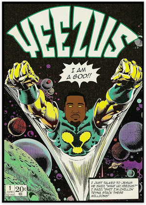KANYE YEEZUS COMIC MINI PRINT 30*40CM