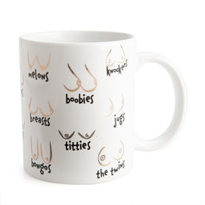 BOOBS MUG GOLD BOOBIES
