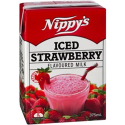 NIPPYS ICED STRAWBERRY MILK  375ML