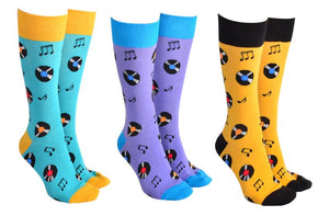 VINYL HITS SOCKS ASSORTED COLOURS (1 PAIR)