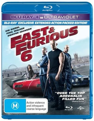 MOVIE BLACT | FAST AND FURIOUS 6 (BLU - RAY)