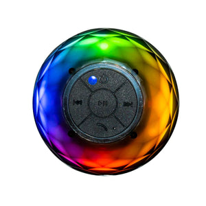WIRELESS SHOWER SPEAKER LED LIGHTS SPLASHPROOF