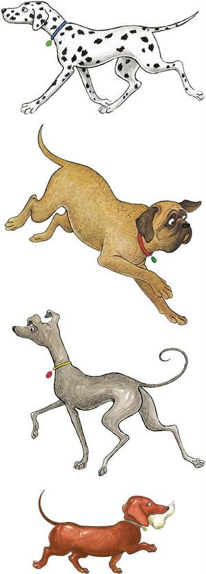 HAIRY MACLARY CATS ON WALL- BOOKMARK