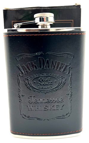 JACK DANIELS BLACK HIP FLASK 90Z