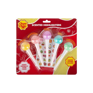 CHUPA CHUPS SCENTED HIGHLIGHTERS 5PK