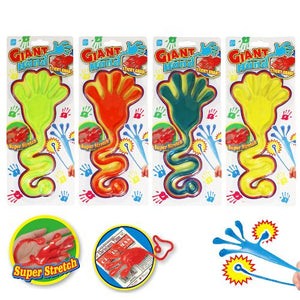 STRETCHY GIANT HAND CLASSIC TOY ASSORTED COLOURS (SINGLE)