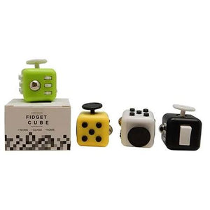 FIDGET CUBE - ASSORTED COLOURS (SINGLE)